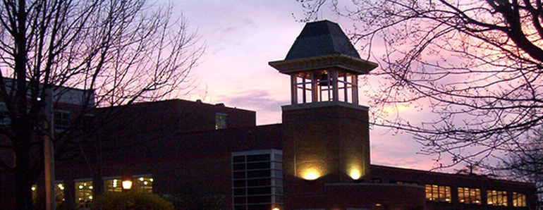 Clarion Bell Tower At Night