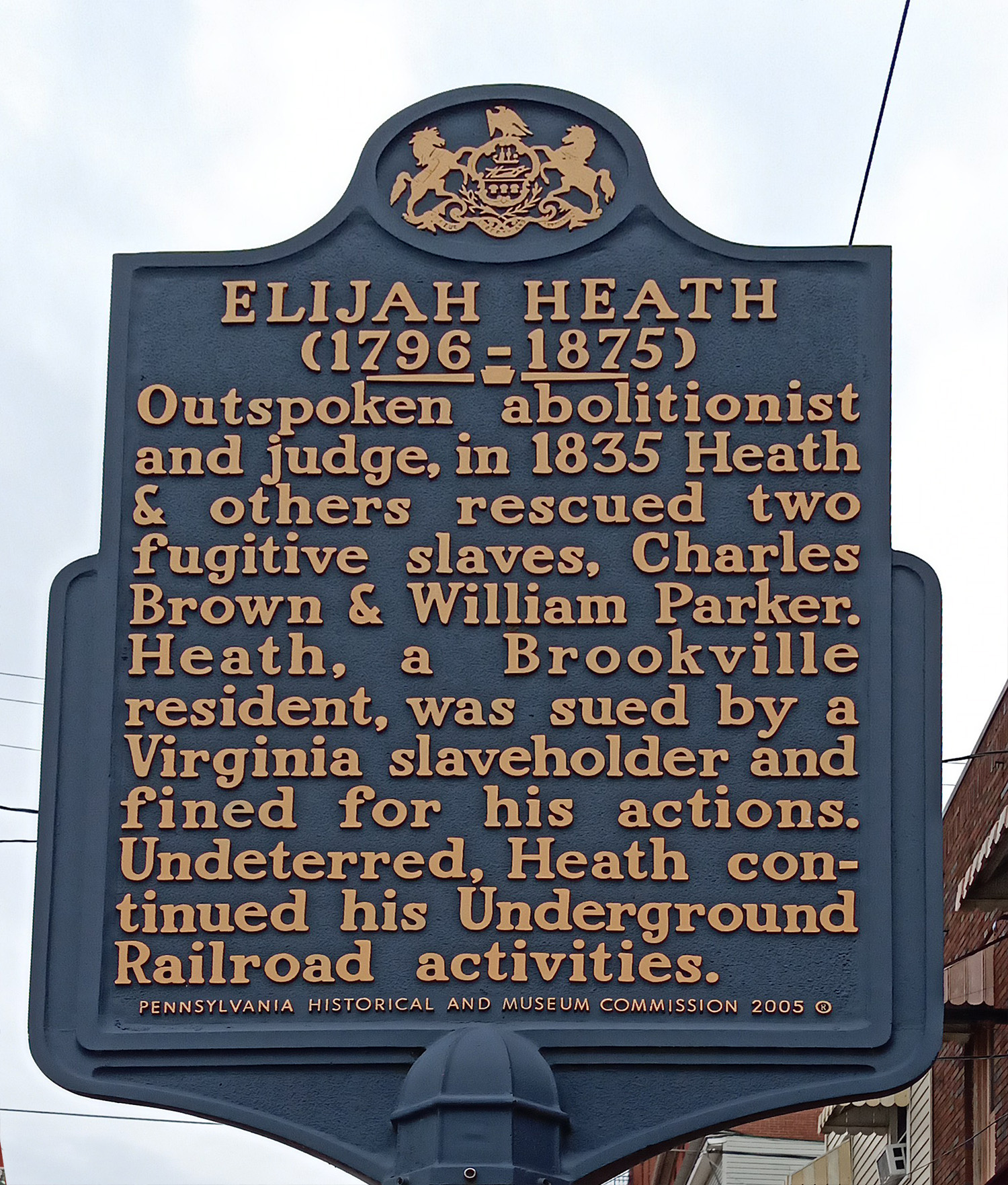 Heath sign