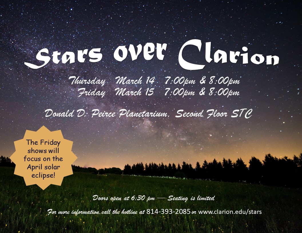 Stars Over Clarion February 2024