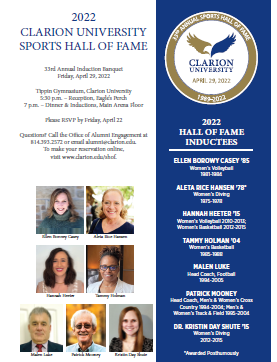 2022 Sports Hall of Fame Inductees