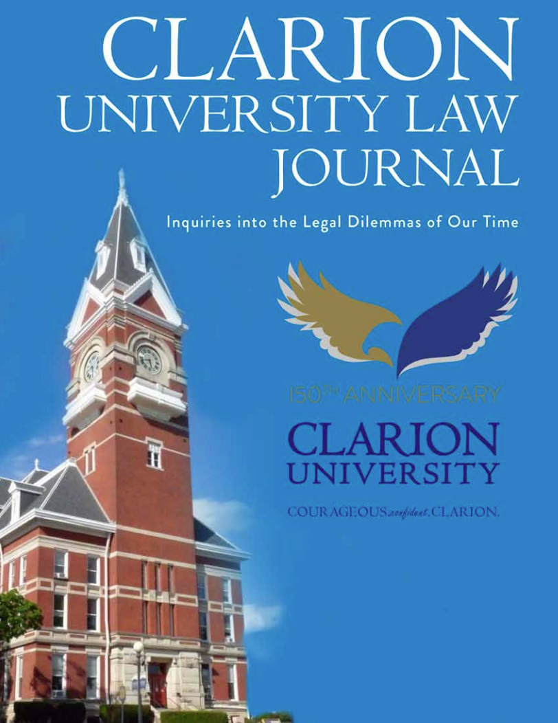 First Clarion law journal